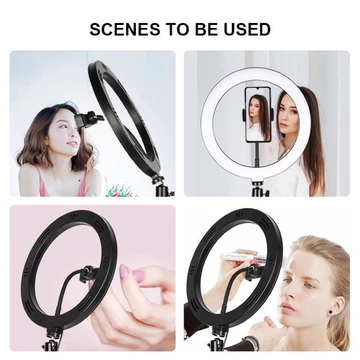 Lampu Ringlight 26cm Selfie Lamp Light Plus Holder Miniball