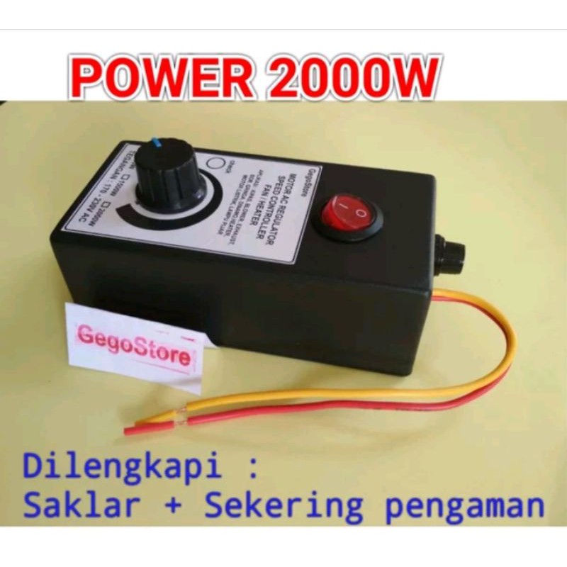 Jual Dimmer gerinda pengatur kecepatan bor mesin dinamo speed control