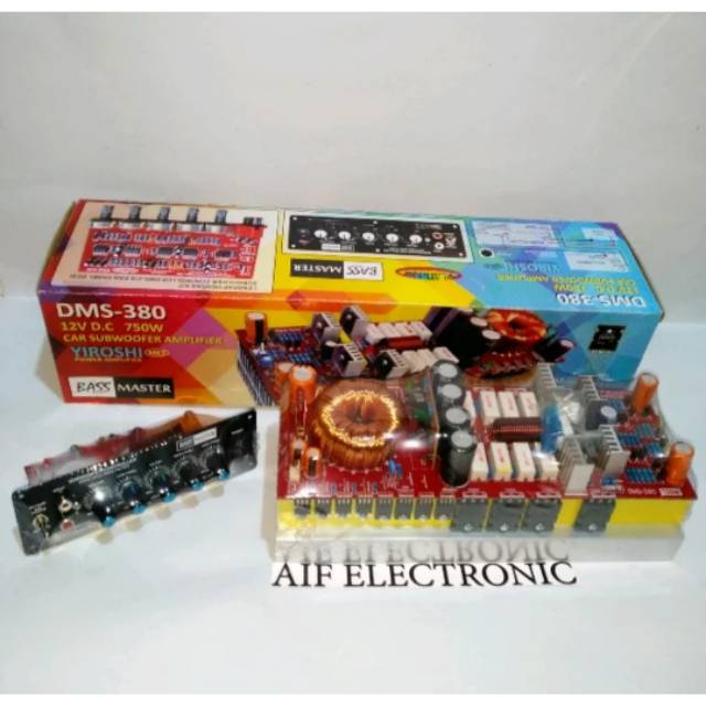Jual Kit Power Amplifier Mobil YIROSHI MK3 DMS-380 plus Tone DMS-518 ...