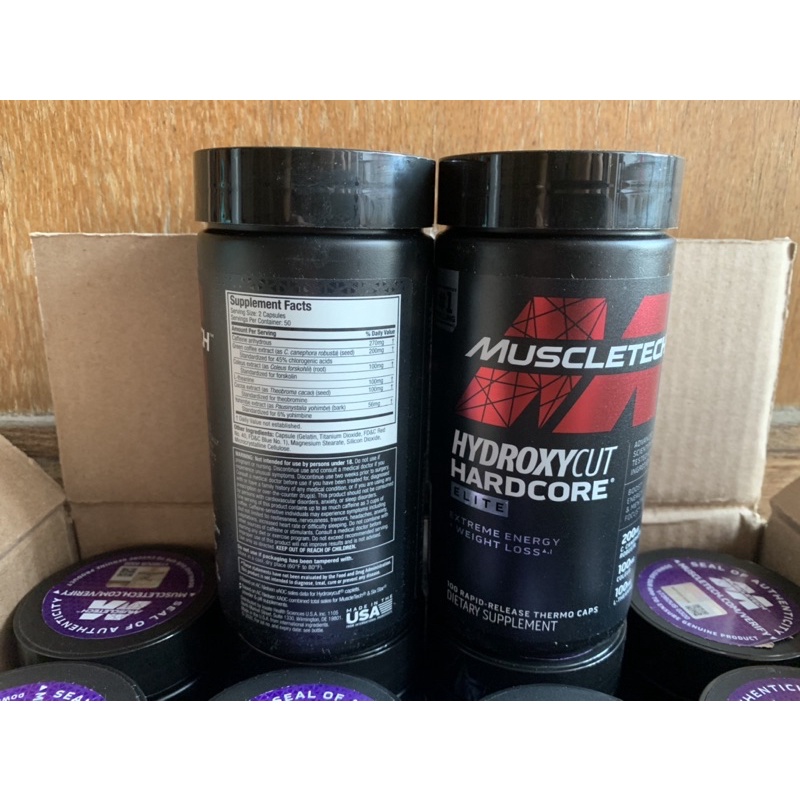 Jual muscletech hydroxycut elite new suplemen fitness fatburn muscle