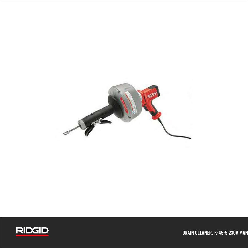 Jual RIDGID Drain Cleaner Sink Machine. K-45AF 230V-36058 | Shopee ...