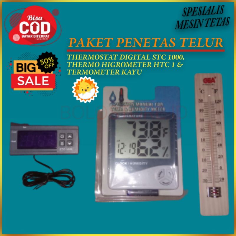Jual ALAT TELUR Paket Telur Thermostat digital
