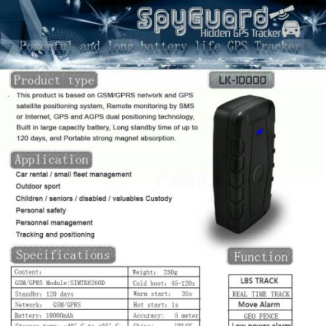 Jual SpyGuard hidden GPS TRACKER Shopee Indonesia