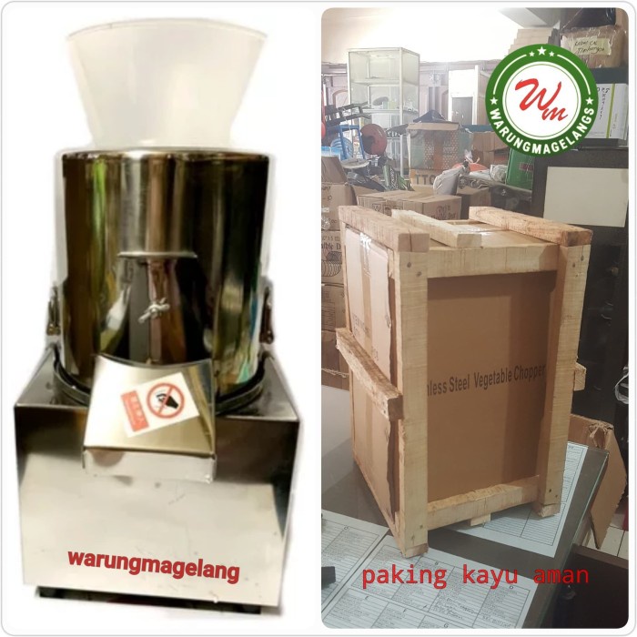 Jual Mesin Pencacah Perajang Pemotong Cacah Sayur Listrik Stainless SDL ...