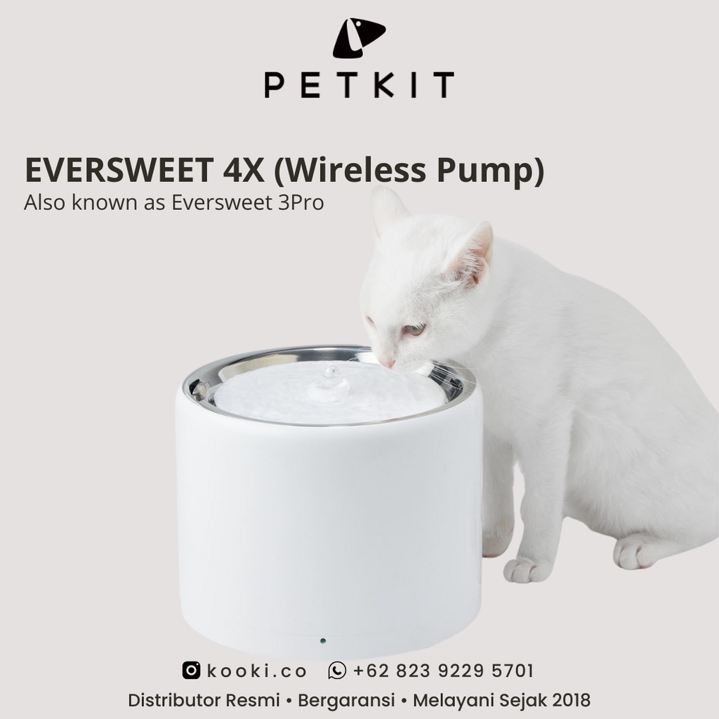Jual PETKIT Eversweet 3 PRO Water Fountain (4X Wireless Pump) Shopee