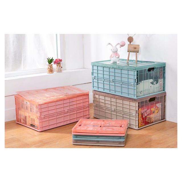 Jual Small Foldable Container Storage Box Tempat Penyimpanan | Shopee ...