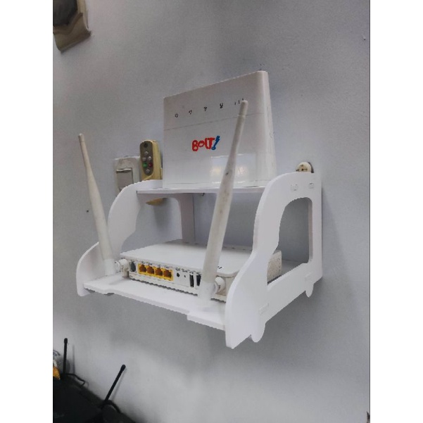Jual Rak buat modem / router dll rak dinding buat modem orbit star2 ...