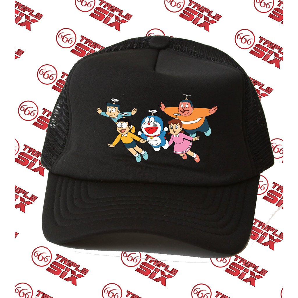 Jual Topi Trucker Premium Doraemon and Friends Nobita Shizuka Giant ...