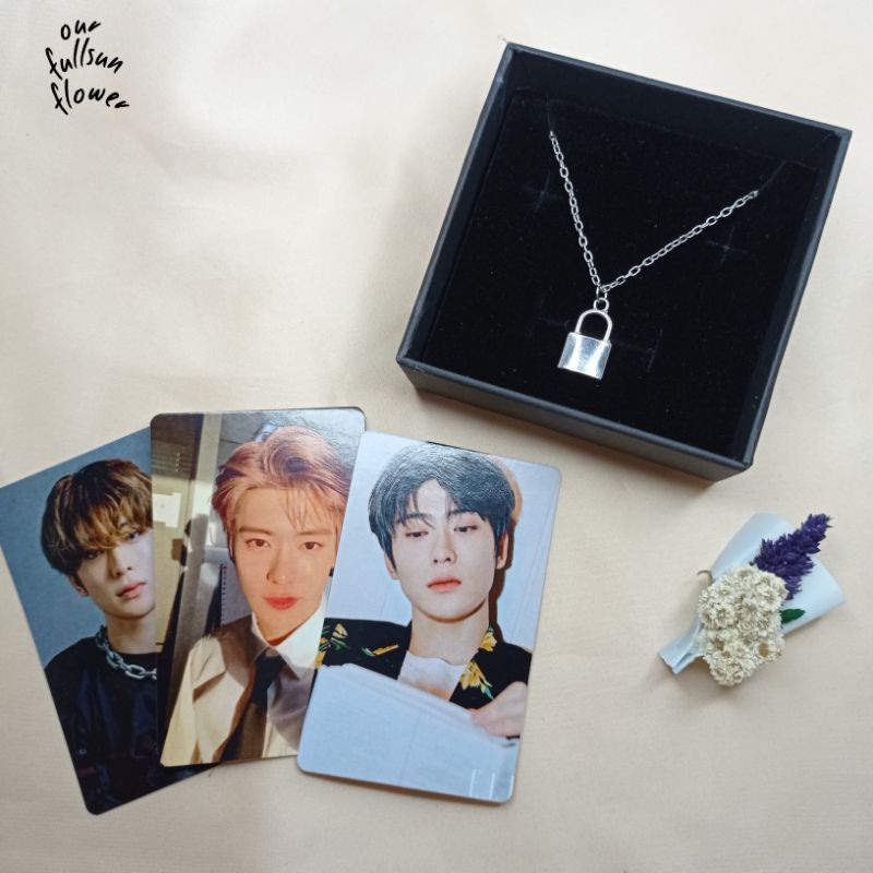Jual Necklace Padlock / Kalung Gembok NCT Jaehyun Taeyong Doyoung