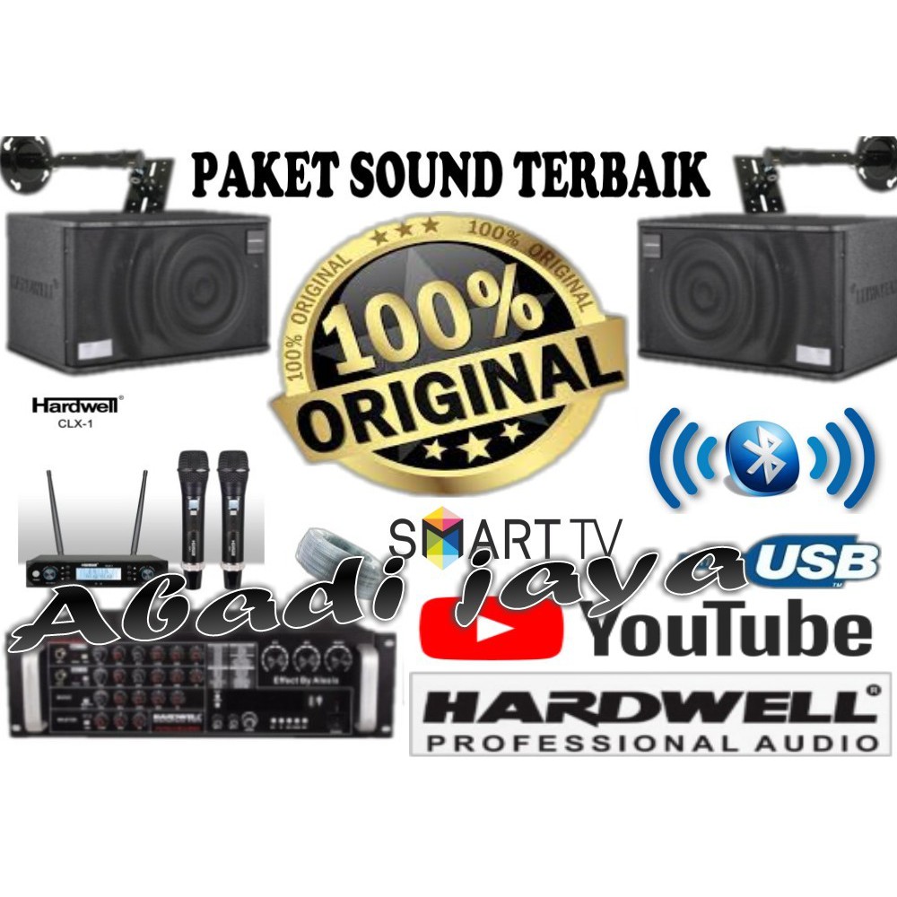 Jual PAKET SOUND SYSTEM KARAOKE TERBAIK HARDWELL 10inch ORIGINAL