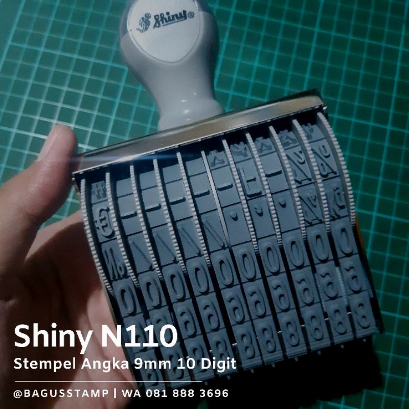 Jual Stempel Angka Digit Mm Mm Manual Shiny N N N N