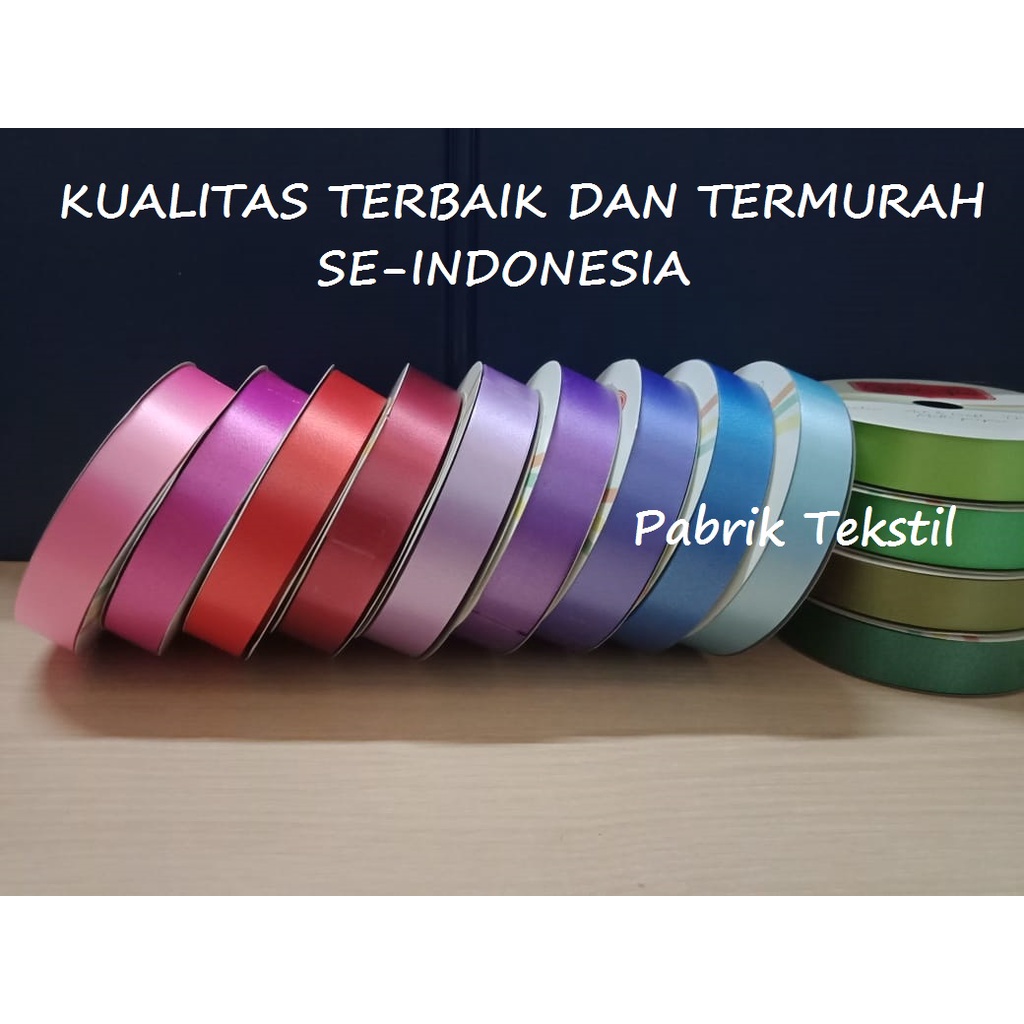 Jual Pita Kado Cm Pita Jepang Pita Kertas Mm Pita Plastik Pp Polos Pita Kado