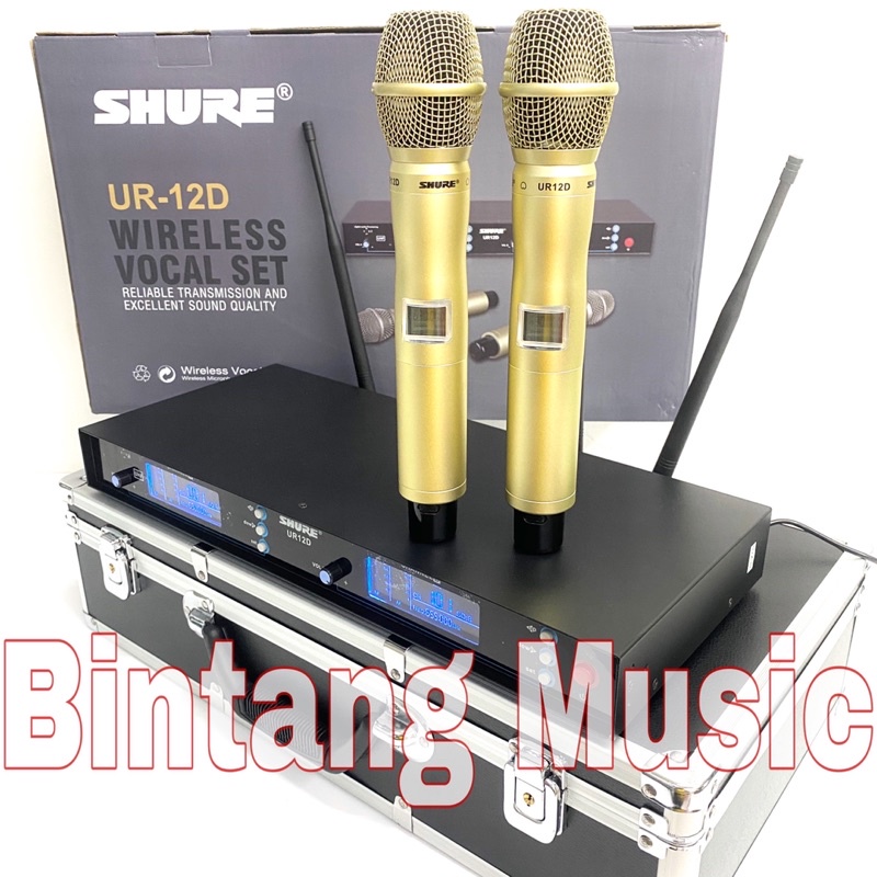 Jual Murah Mic Wireless UR 12D Hardcase UR12D multi channel