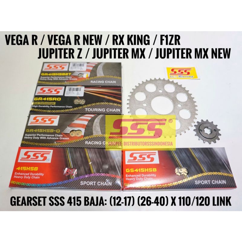 Jual Gearset Girset Gear Set Gir Set Sss Rx King F1zr Jupiter