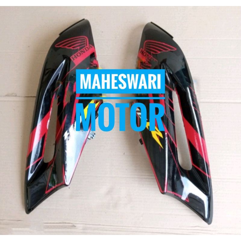 Jual Sayap Samping Honda Blade Lama Merah plus Striping. Shopee Indonesia
