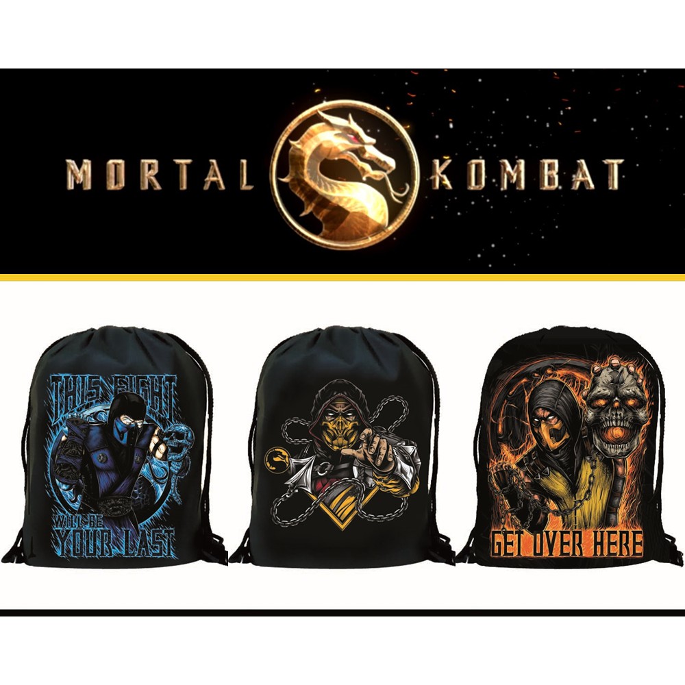 Jual Stringbag Tas Serut Ransel Anime Backpack Tahan Air Mortal Kombat ...