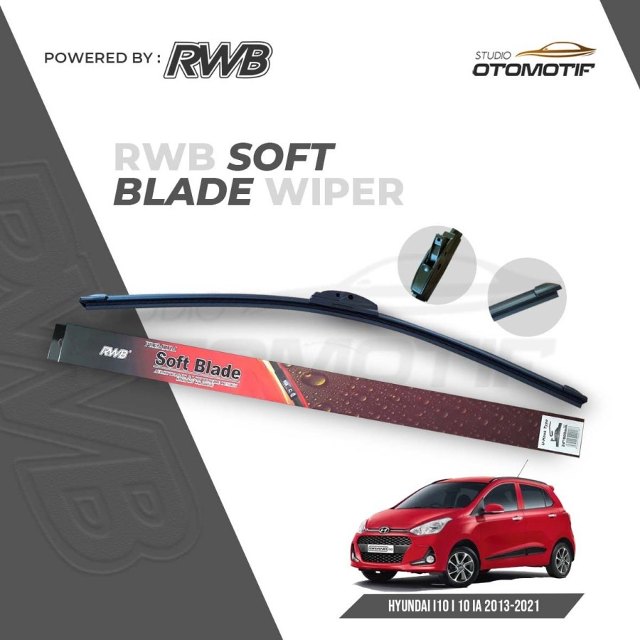 Jual RWB S52 WIPER HYUNDAI i10 i 10 IA 20132021 SOFT FRAMELESS WINDSHIELD Shopee Indonesia