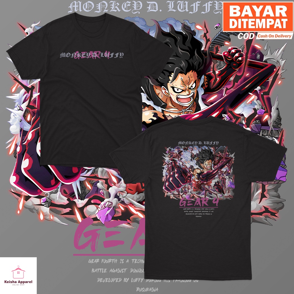 Jual Kaos Baju Anime One Piece Monkey D Luffy Gear Kaos Luffy Pria Wanita Shopee Indonesia