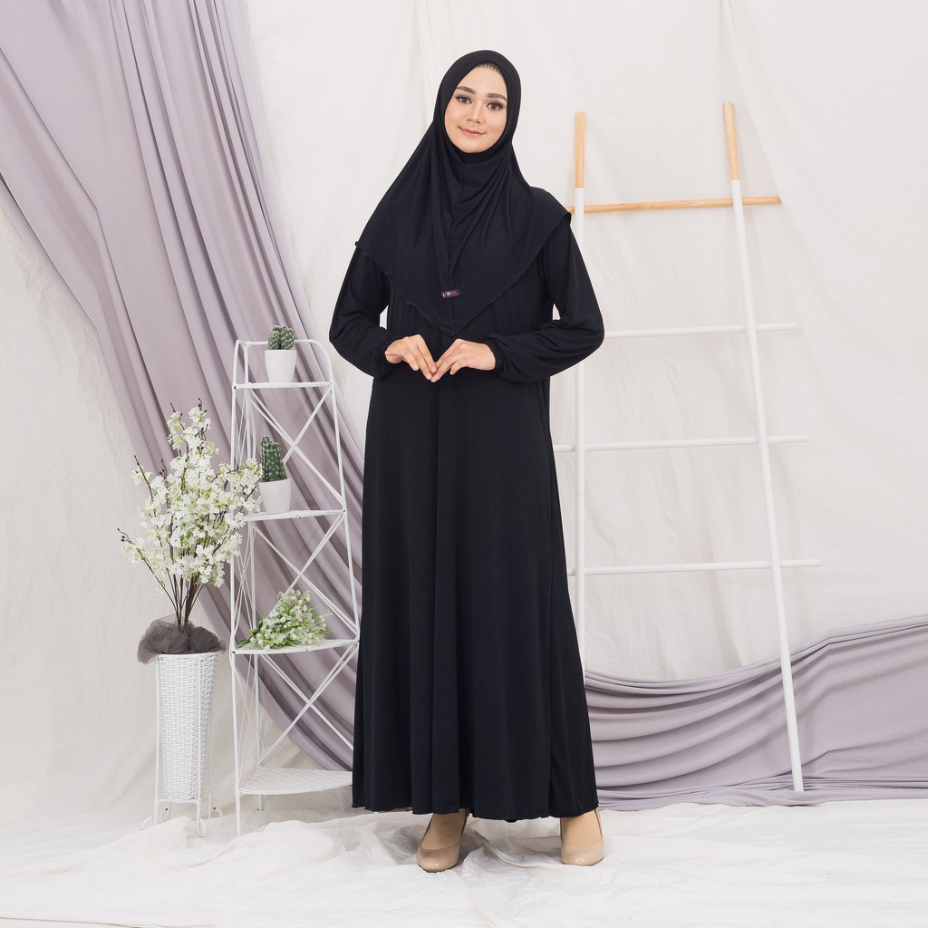 Jual Baju Gamis Perempuan Dewasa Set Hijab 60 Warna Shopee Indonesia