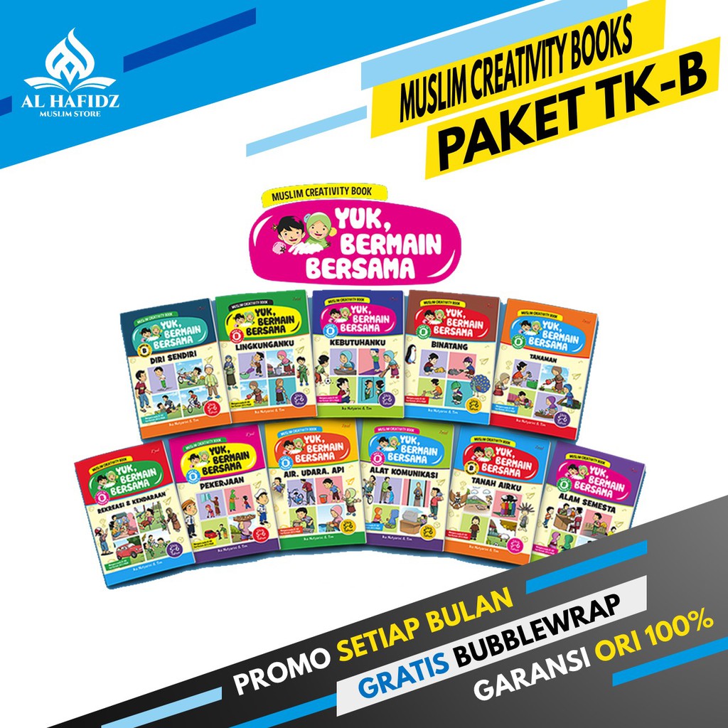 Jual Paket Tematik TK B Semester 1 Dan 2 Buku Panduan Belajar Anak ...