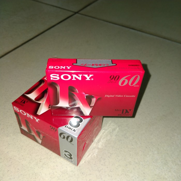 Jual Sony Mini DV Cassette DVM60R3 (Digital Video Kaset) Shopee Indonesia