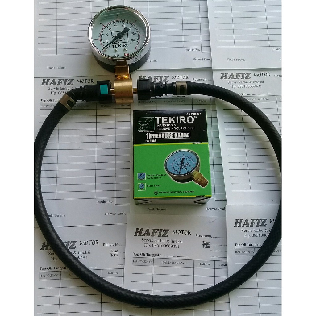 Jual pressure gauge alat ukur tekanan fuel pump rotak alat ukur tekanan