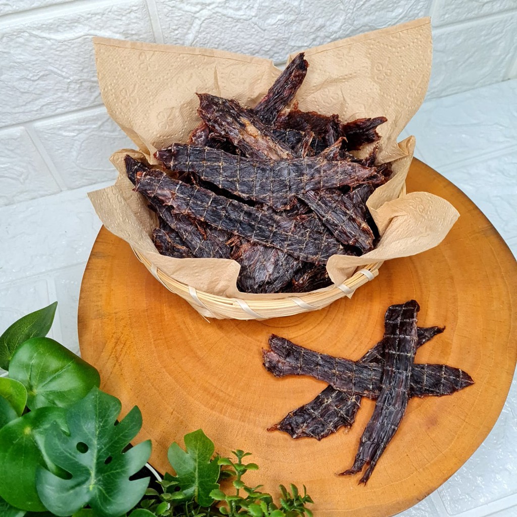 Jual Mahmee Dut Dog Treats Beef Jerky 50gr | Shopee Indonesia