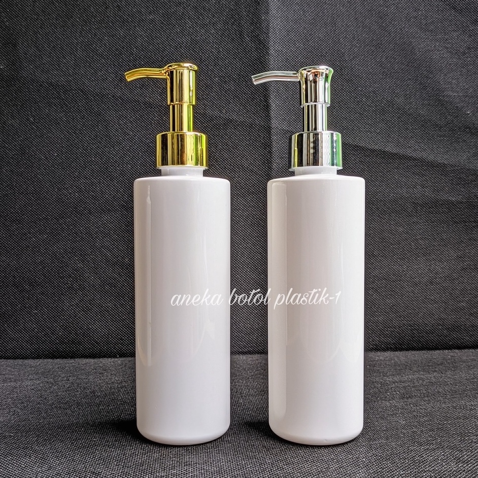 Jual botol pump 250ml putih model rf br / botol plastik 250ml pump ...