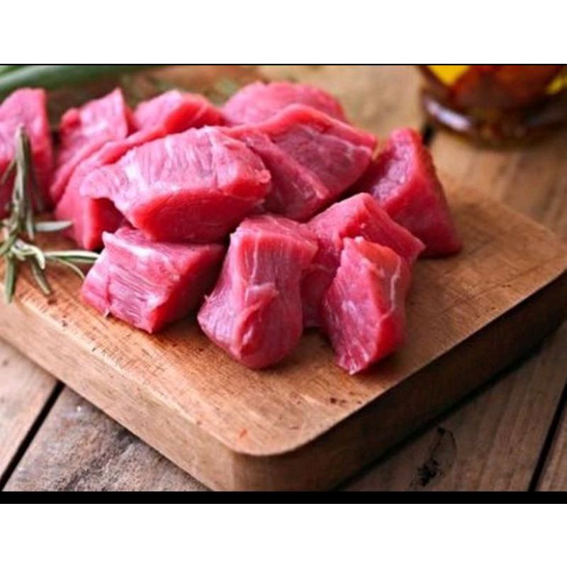 Jual DAGING POTONG RENDANG 500 GRAM - FC FROZEN FOOD PALEMBANG | Shopee ...