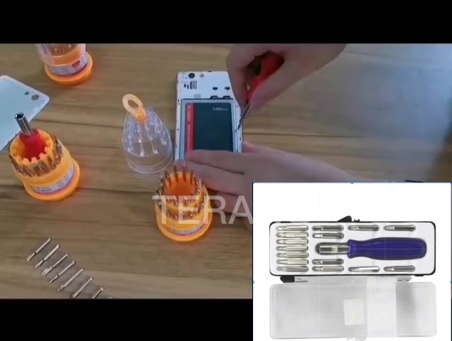 Jual Obeng set 32 in 1+ pinset model kotak Obeng Set 31in1-Telur-Obeng ...