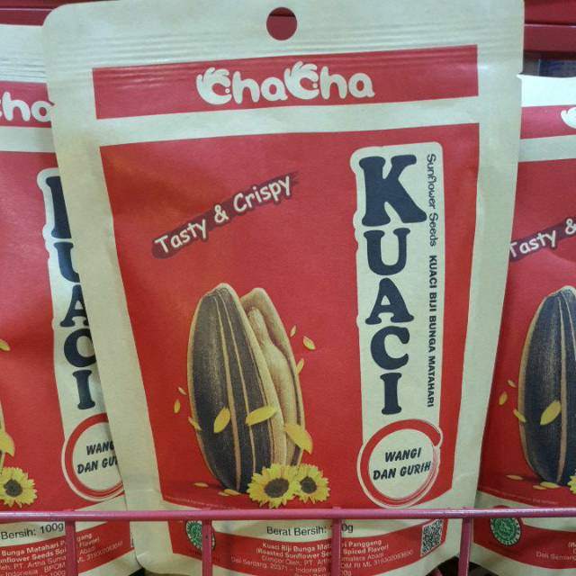 Jual Kuaci Biji Bunga Matahari Cha Cha 100gr 220gr Shopee