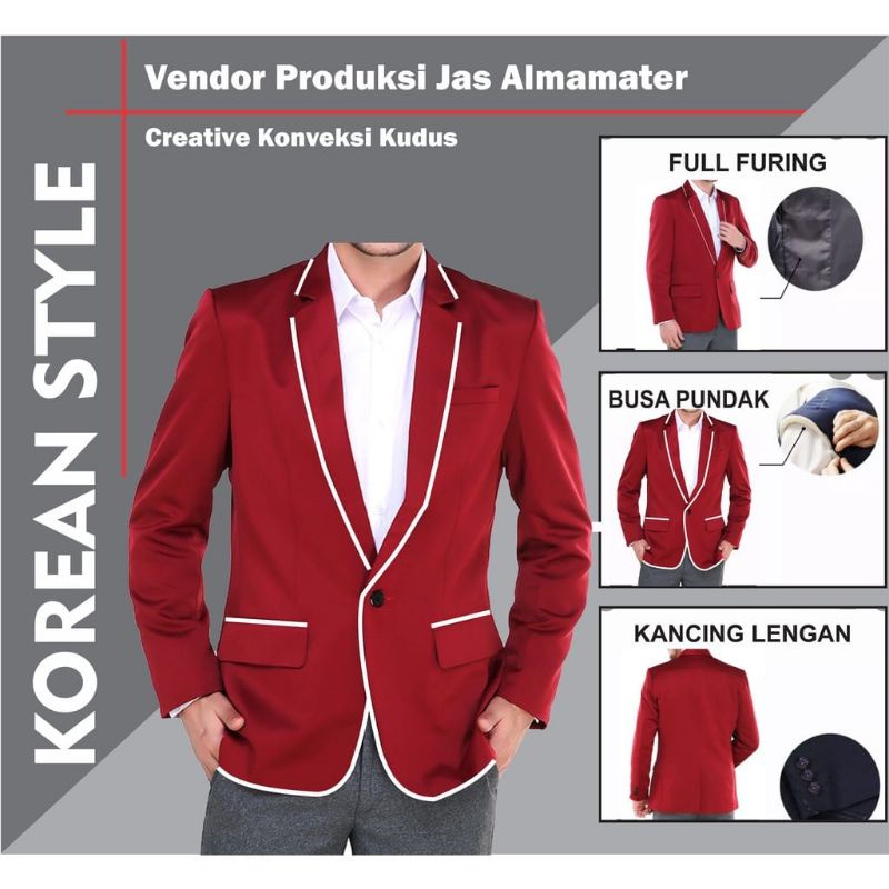 Jual JAS PMII Jas Blazer Almamater PMII Mahasiswa Islam Indonesia Jas ...