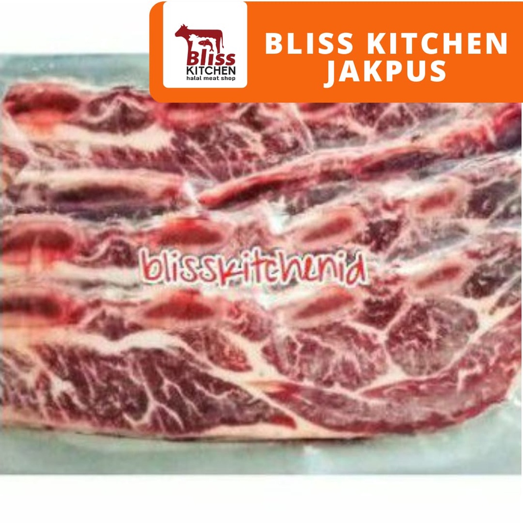 Jual Iga Sapi US Chuck Short Ribs Bonein Beef Kalbi / Galbi 1cm ...