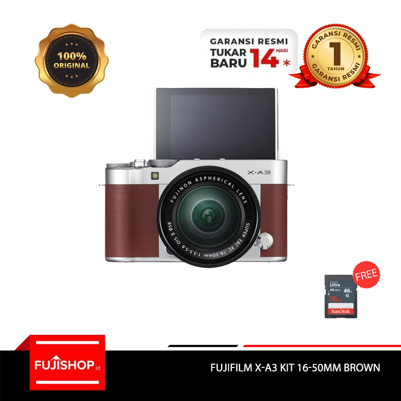 Jual Kamera Fujifilm XA3 XA3 Fuji XA3 XA3 Kit 1650mm + SD 16GB