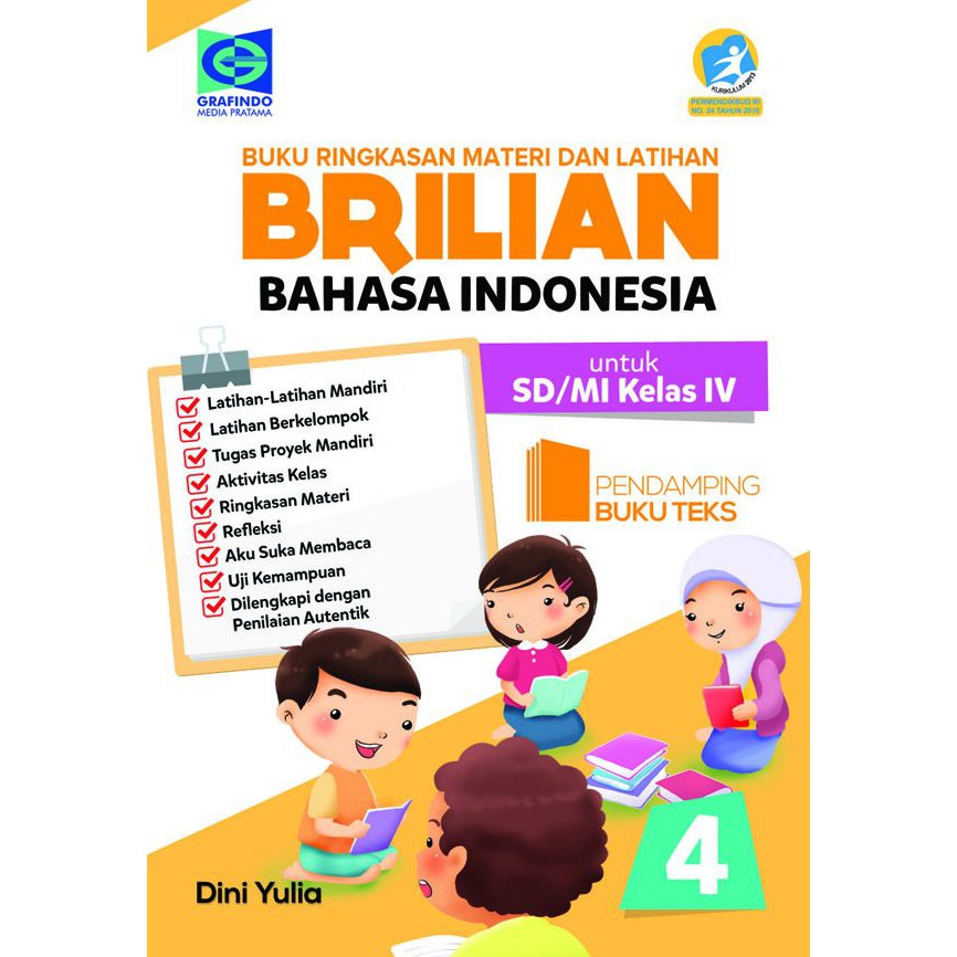 Jual Buku Ringkasan Materi Dan Latihan BRILIAN BAHASA INDONESIA SD ...