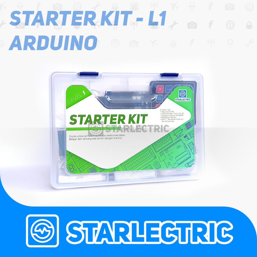 Jual Starter Kit For Arduino - Uno Compatible - Pemula - Belajar ...