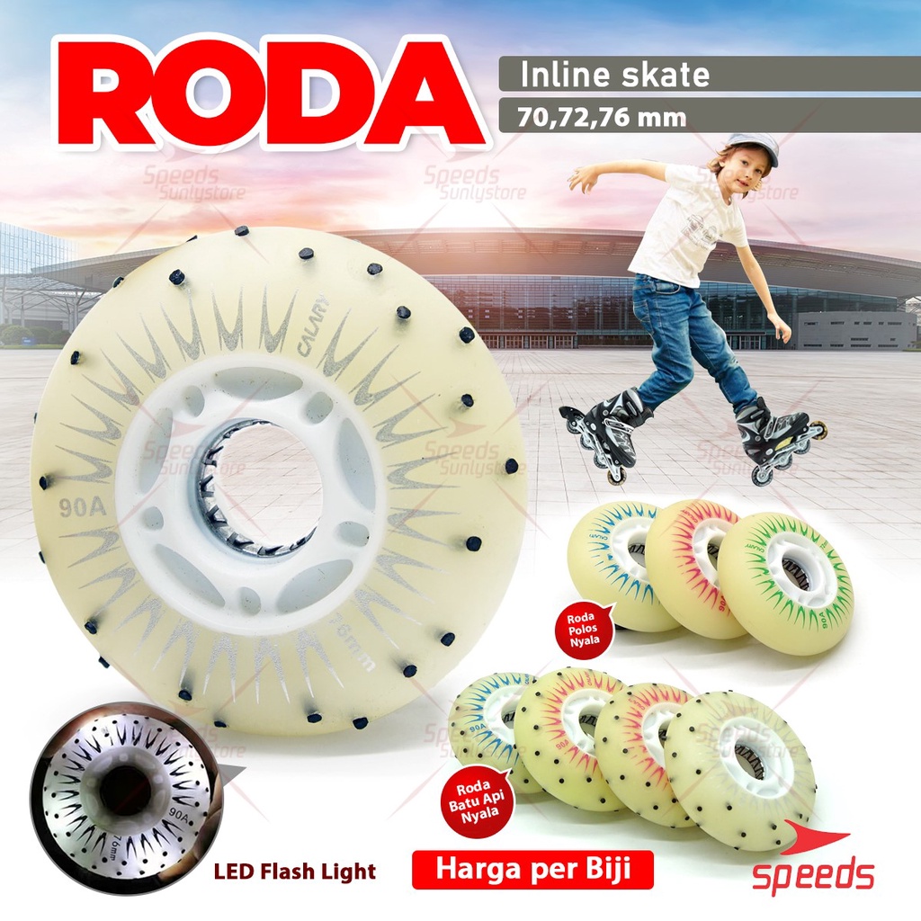 Jual SPEEDS Roda Sepatu Roda Ban Wheels INLINE RODA INLINE Multifungsi ...