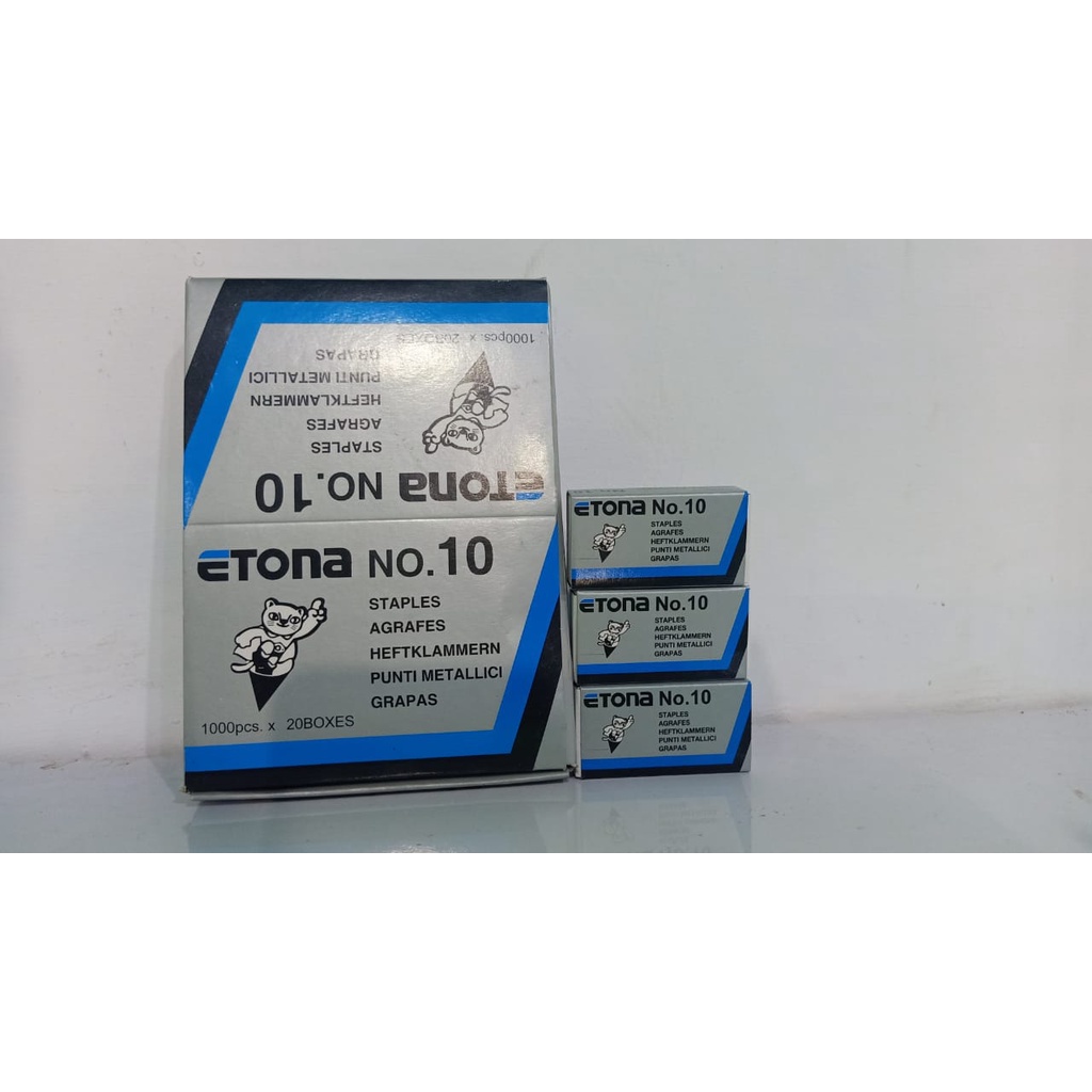 Jual Staples Etona Isi Atom 10 Shopee Indonesia