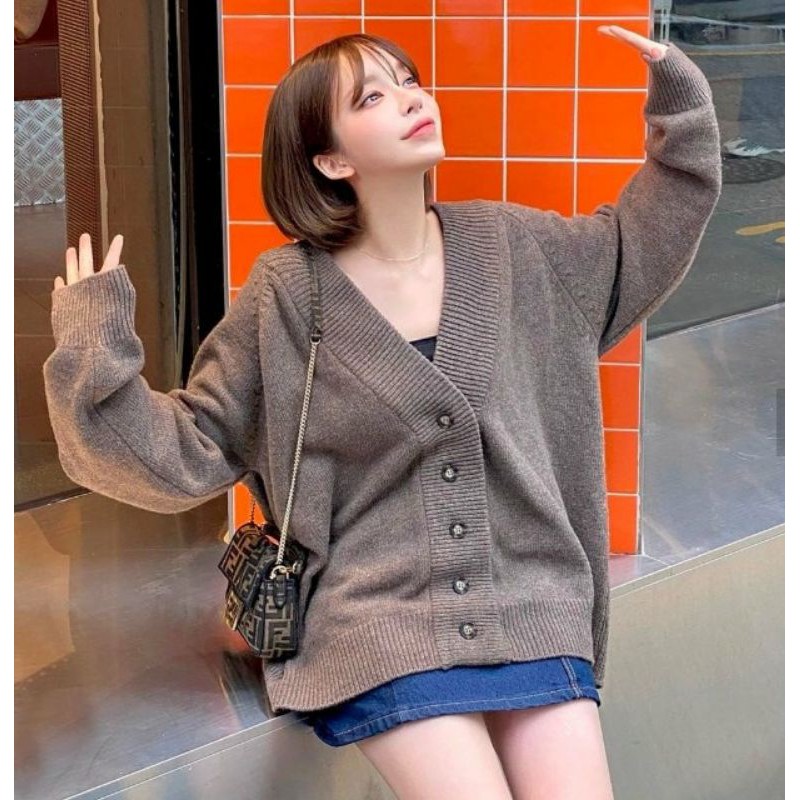 Jual RAJUT WANITA PREMIUM KEKINIAN CARDIGAN RAJUT OUTER CARDY KNITTED ...