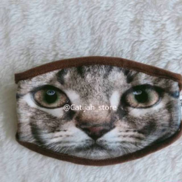 Jual Masker Kain Kucing Catijah | Shopee Indonesia