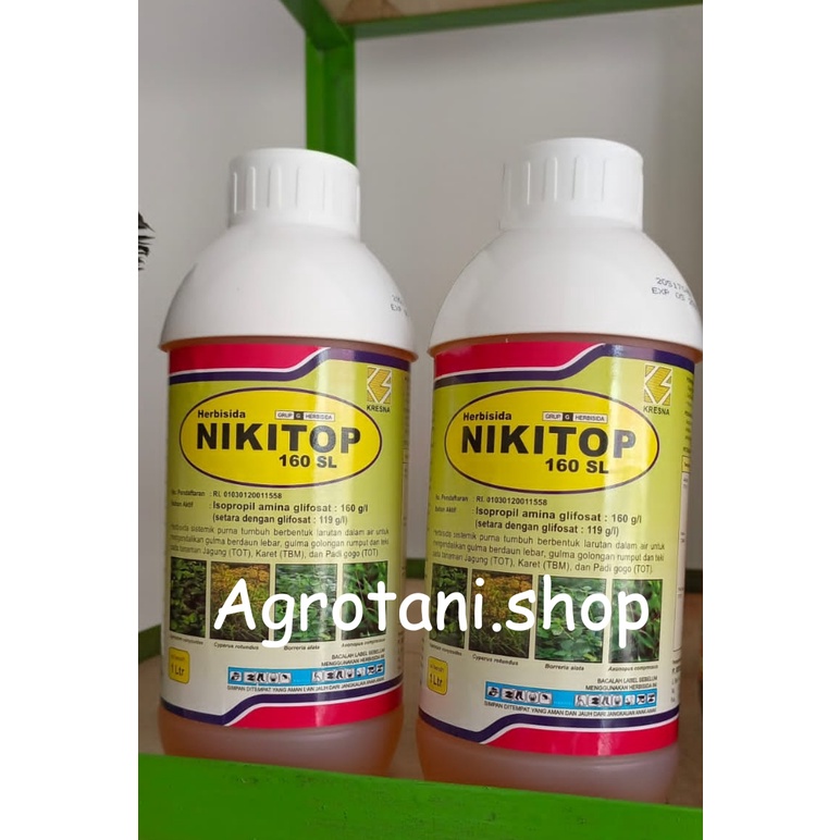 Jual Herbisida Sistemik Nikitop 160 Sl Racun Rumput Isi 1 Liter