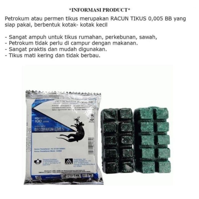 Jual petrokum racun tikus | Shopee Indonesia