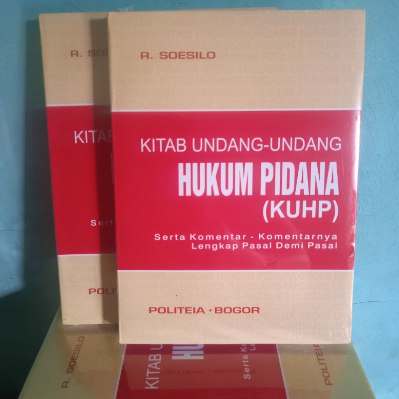 Jual BUKU KITAB UNDANG-UNDANG HUKUM PIDANA ( KUHP) | Shopee Indonesia