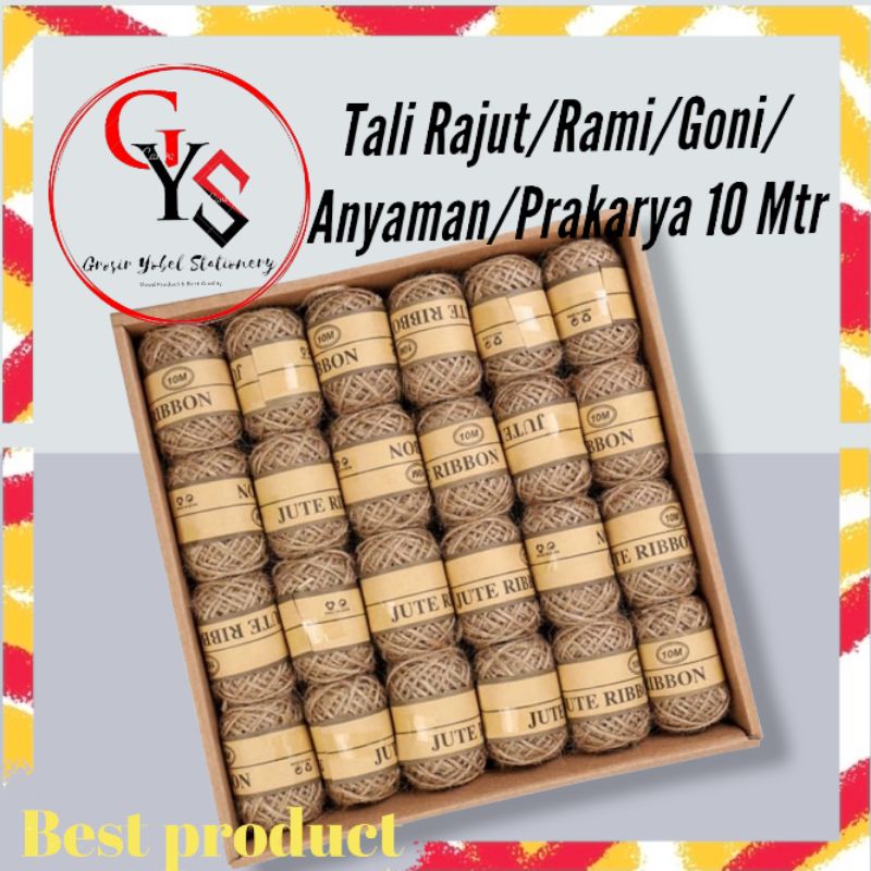 Jual Tali Rami 10Meter( Pcs)/Tali Goni/Tali Rajut/Alat aksesoris/Tali ...