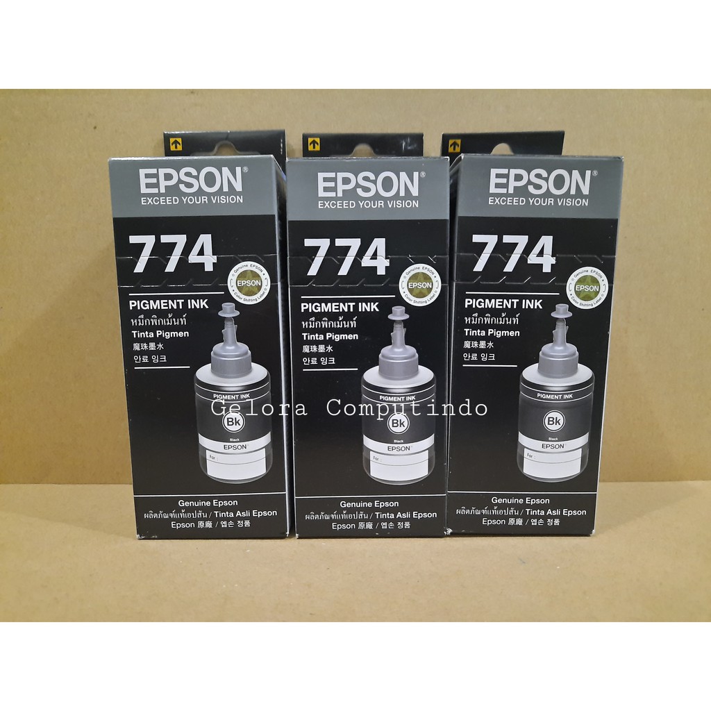 Cartucho de Tinta Epson 774 Negro Pigmentado 140ml – Clic 17