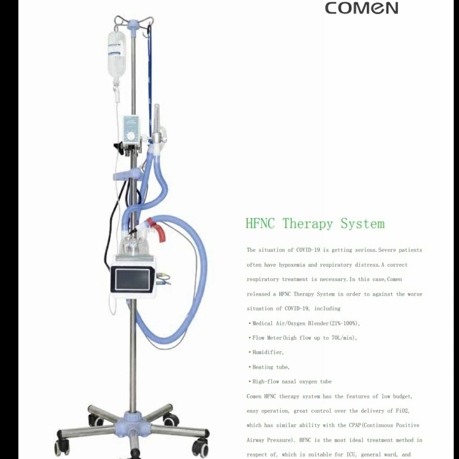 Jual Hfnc High Flow Nasal Cannula Hfnc Comen Shopee Indonesia