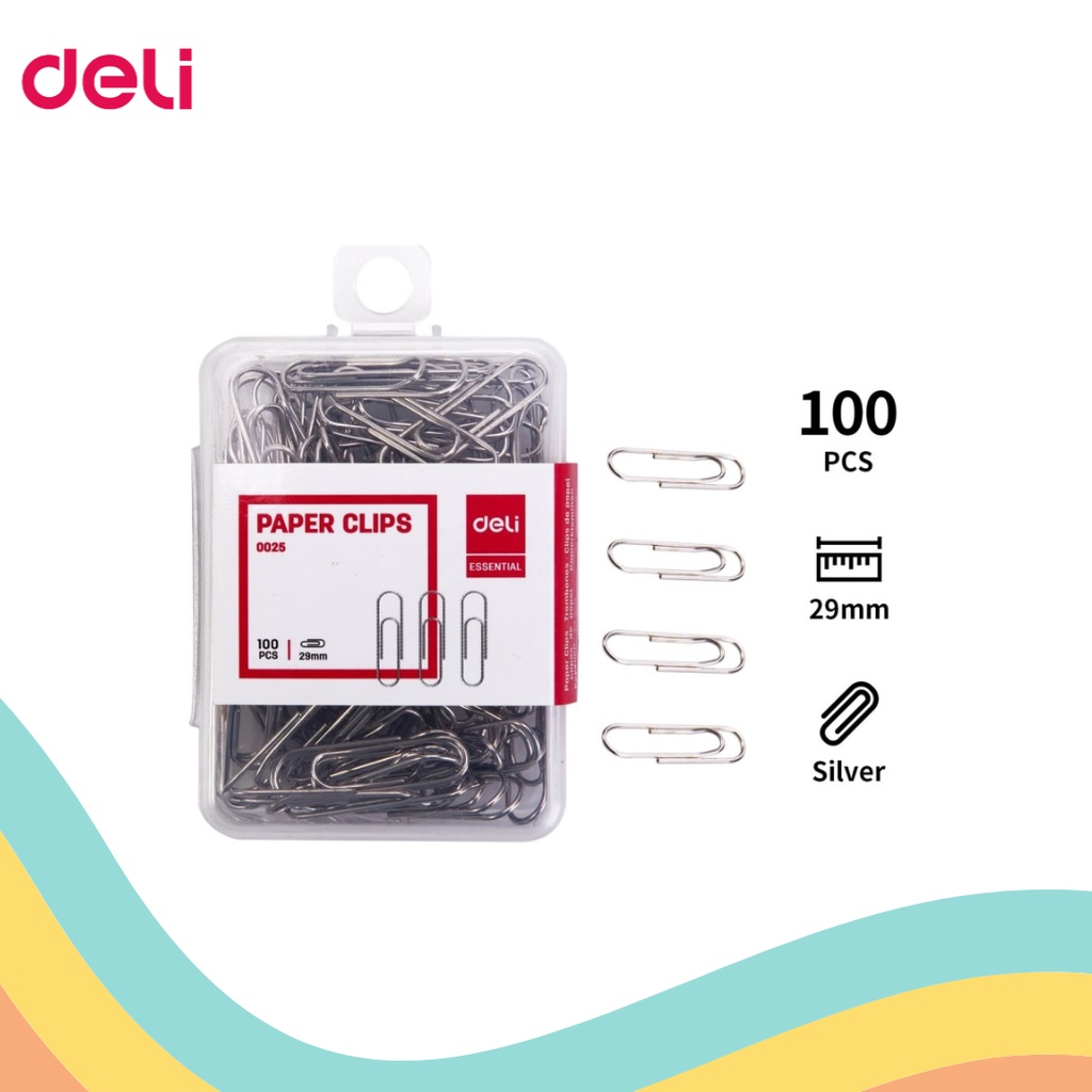 Jual PAPER CLIP DELI E-0025 (1 PCS) | Shopee Indonesia