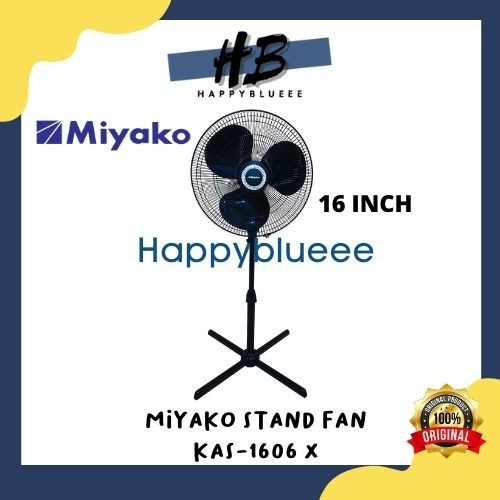 Jual MIYAKO STAND FAN KAS-1606 X / KIPAS ANGIN MIYAKO KAS 1606X
