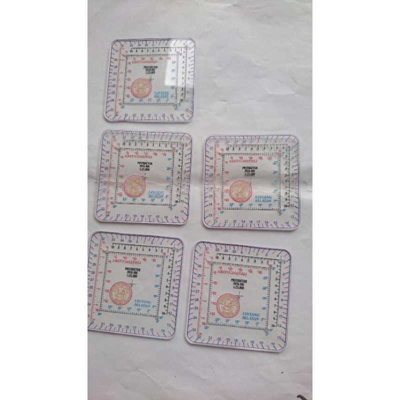 Jual Protractor Peta RBI Skala 1:25.000 | Shopee Indonesia