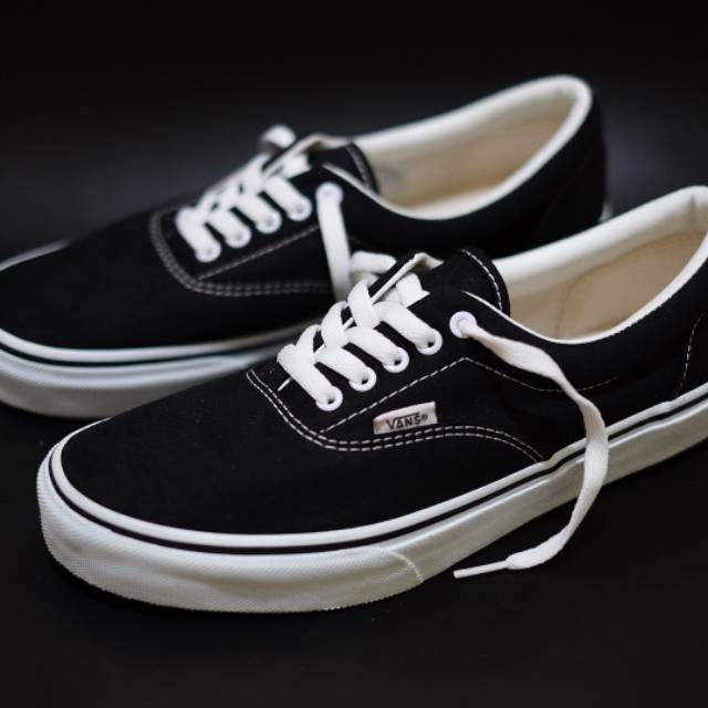 Jual vans era black sale